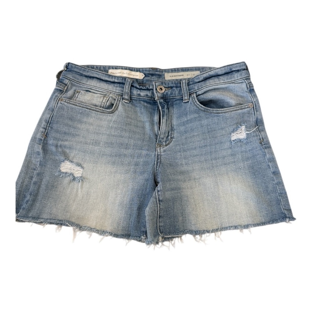 ANTHROPOLOGIE Denim Blue Women's Distressed Shorts